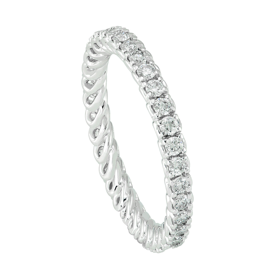 Golay linear gyro finger ring infinite love ct. 0.75 AET024075DI-17235110021