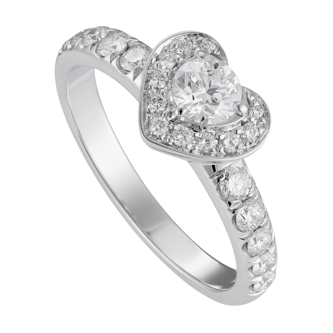 Bague coeur Golay pour toujours avec contour total ct. 0,75 ALV010DI-18130110147