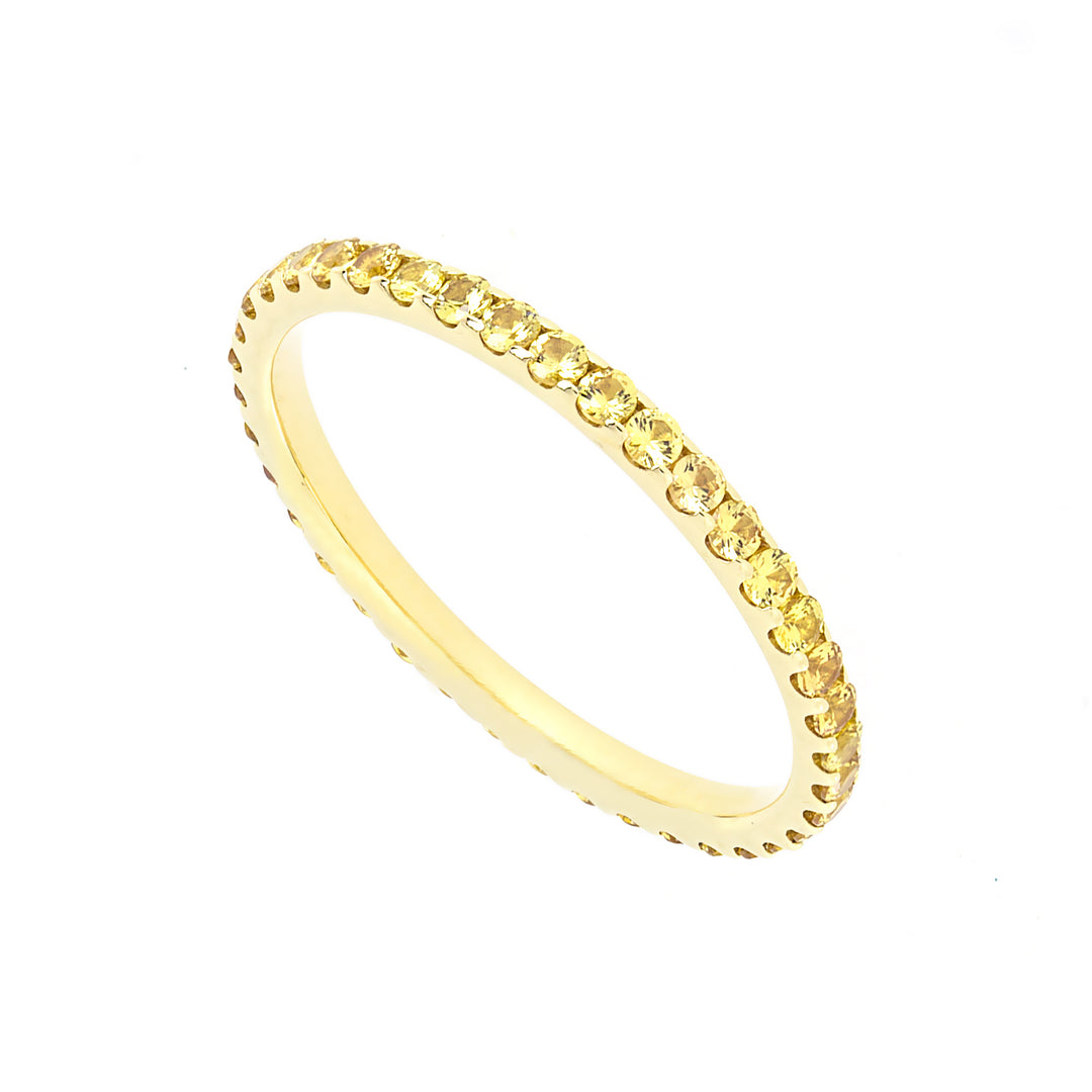 Golay yellow zaff twisted ring AIM003YS-17158110009