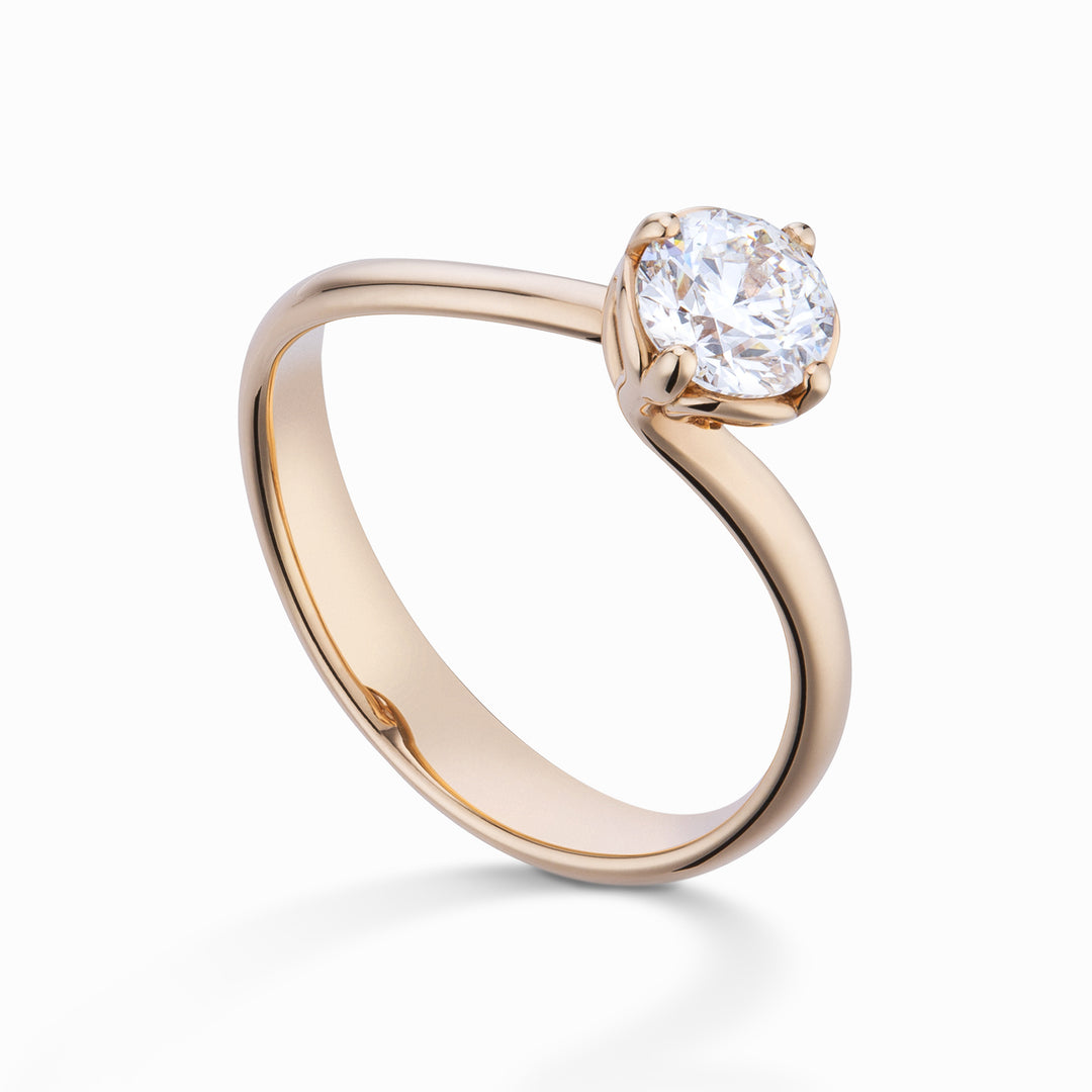 World Diamond Group solitario rugiada oro rosa ASL006RWDI-16307110288