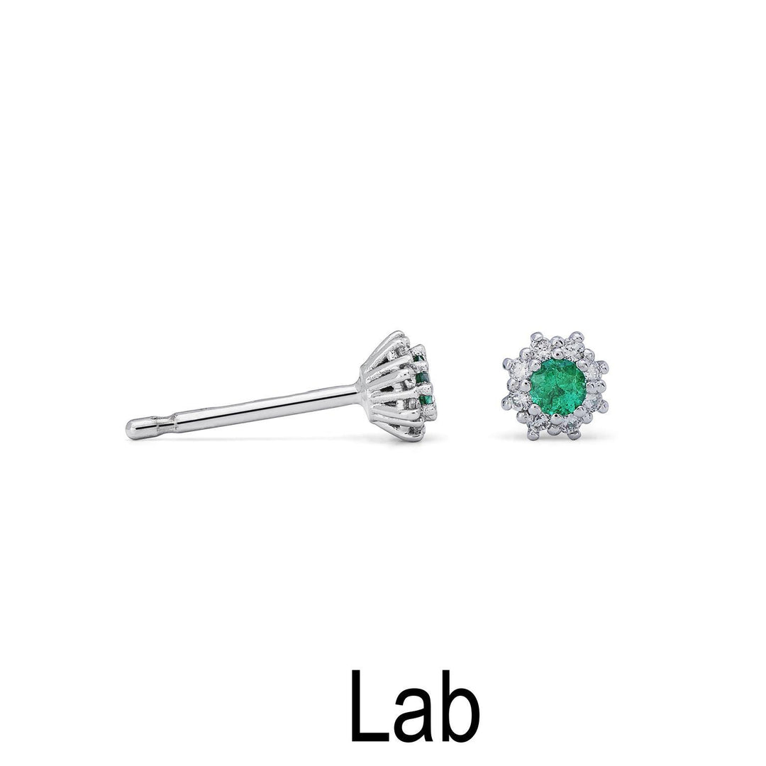 Nihama o esmeralda de 18k ct.0,14 diam. 0,08 ct talla 1 NO5066O4SML014