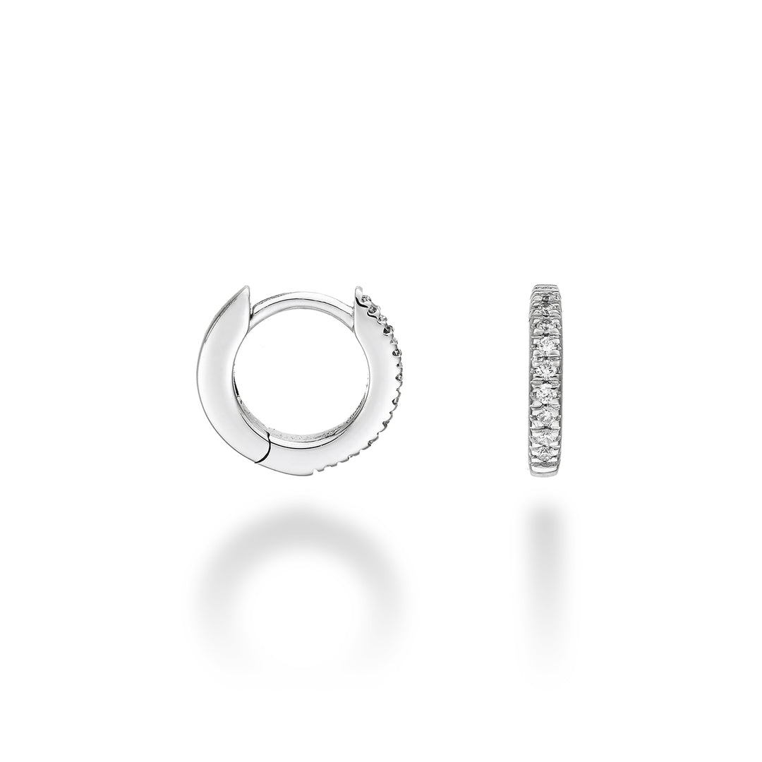 Nihama or 18k ct.0.09 size 1 white gold diam. east. 10mm NO5077O4BR009-1