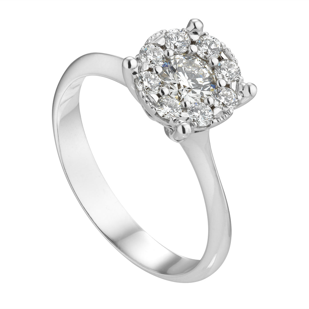Golay anello cerchio di luce cen ct 0,30 AGICE04-24323110118