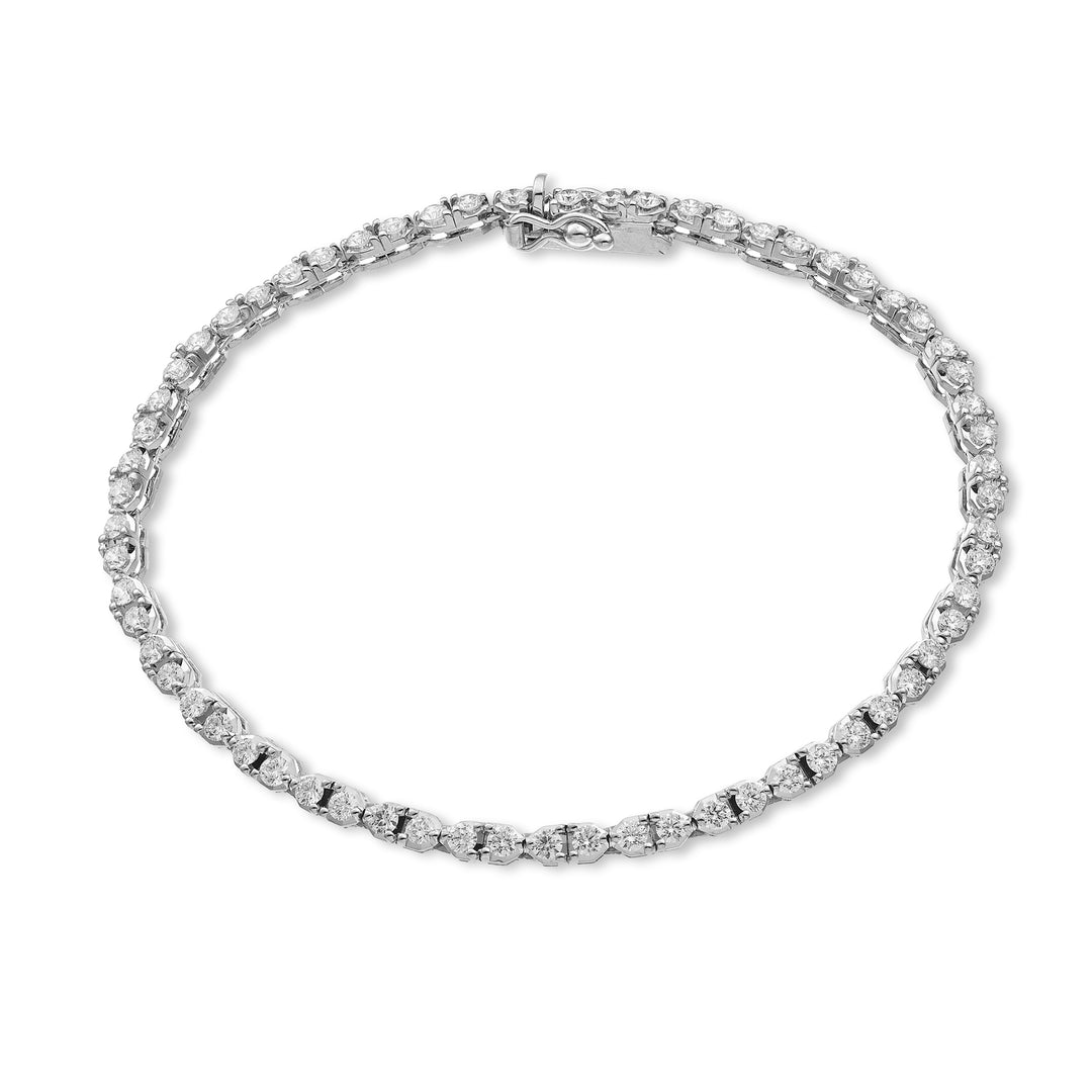 Golay bracciale tennis lineare castone triangolare BTL596D0035-175-24355110028