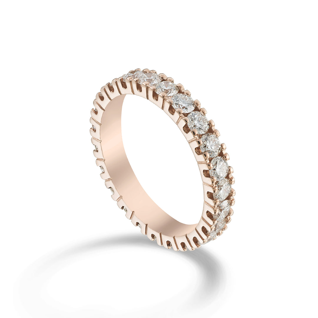 Bague linéaire Golay en or rose AETL022DI200R-23164110072