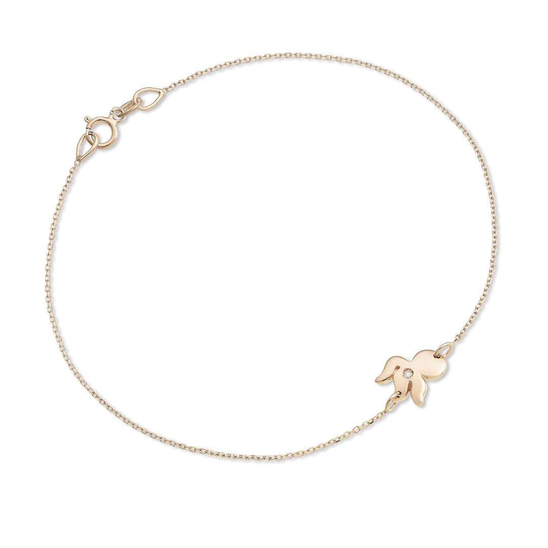 Mikiko br Pulpo de 18 quilates de oro rosa de 0,01 quilates MB5049O3BR001