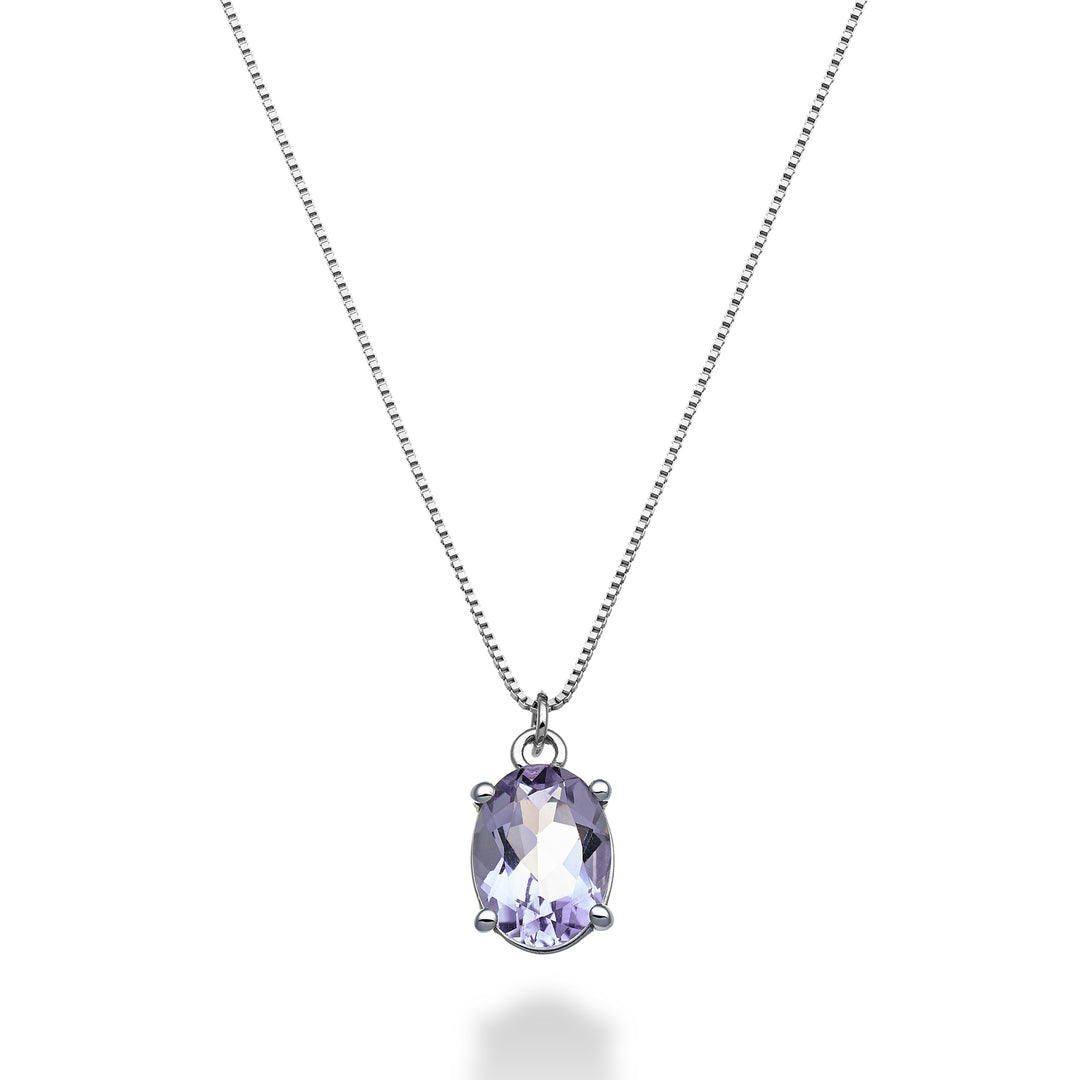Nihama cl 18k oval amethyst 8x6 ct.1,10 ND5142O4AMET