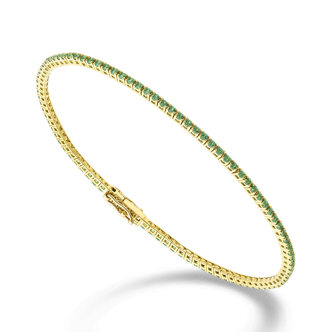 Golay br tennis 18k smeraldi ct.0,95 cm.17,2 oro giallo - 94 castoni GBTF0011SMRO1
