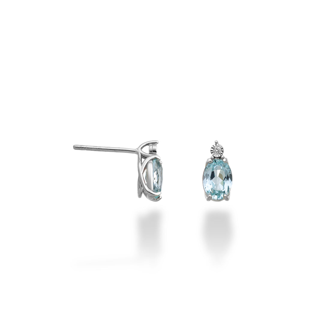 Nihama or 18k tormalina paraiba ovale 7x5 con diamantino NO5176O4PAR