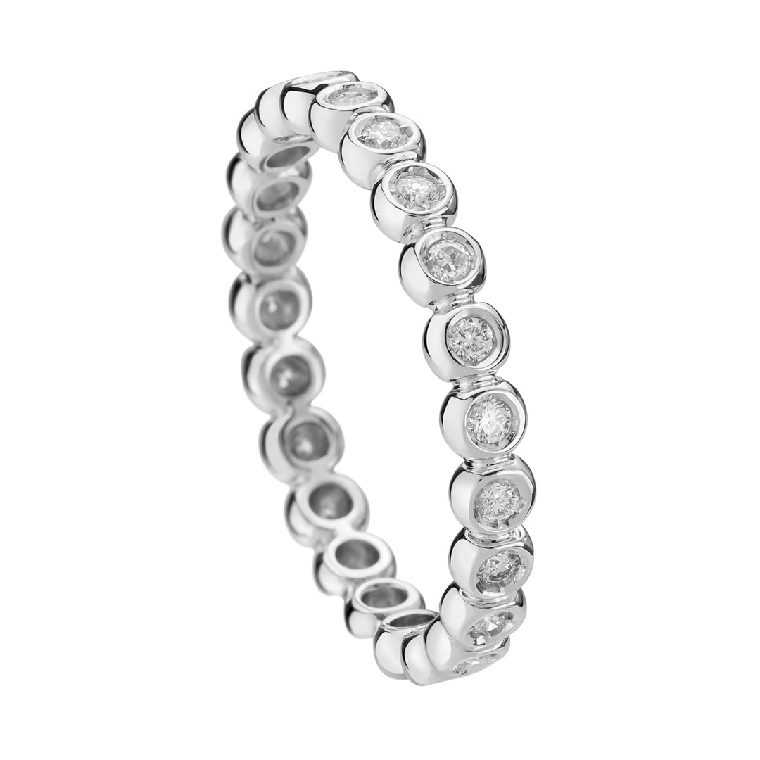 Anillo de dedo giroscópico lineal Golay total ct. 0,28 AET020DI3-18106110101