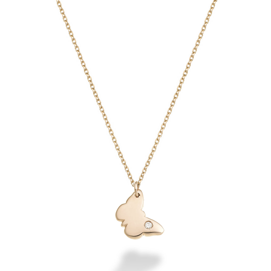 Mikiko cl 18k butterfly 0.01 ct rose gold MD5133O3BR001