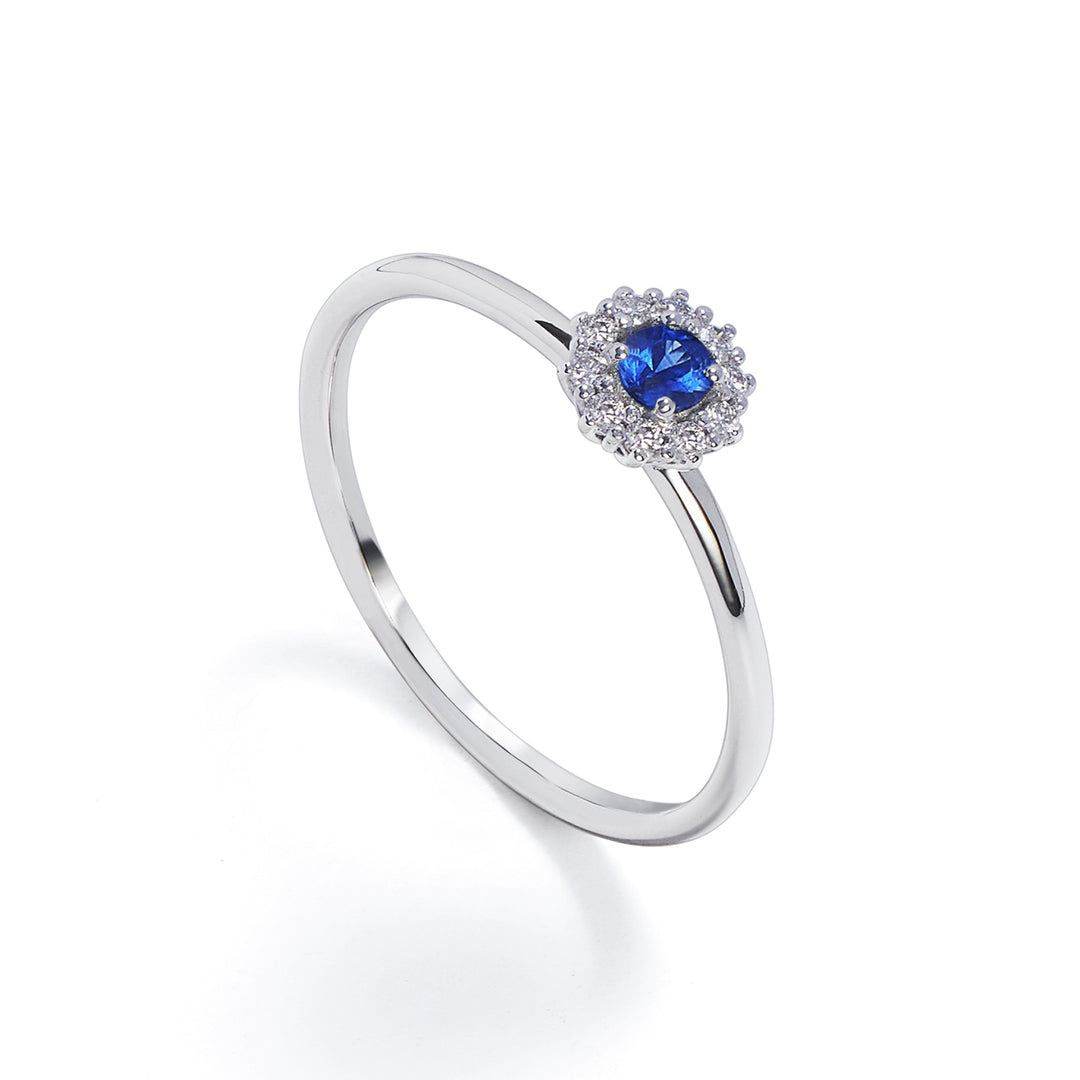 Nihama un zafiro de 18k no. 0,12 ct de diámetro. ct.0.07 tamaño 2 NA5140O4ZFN012