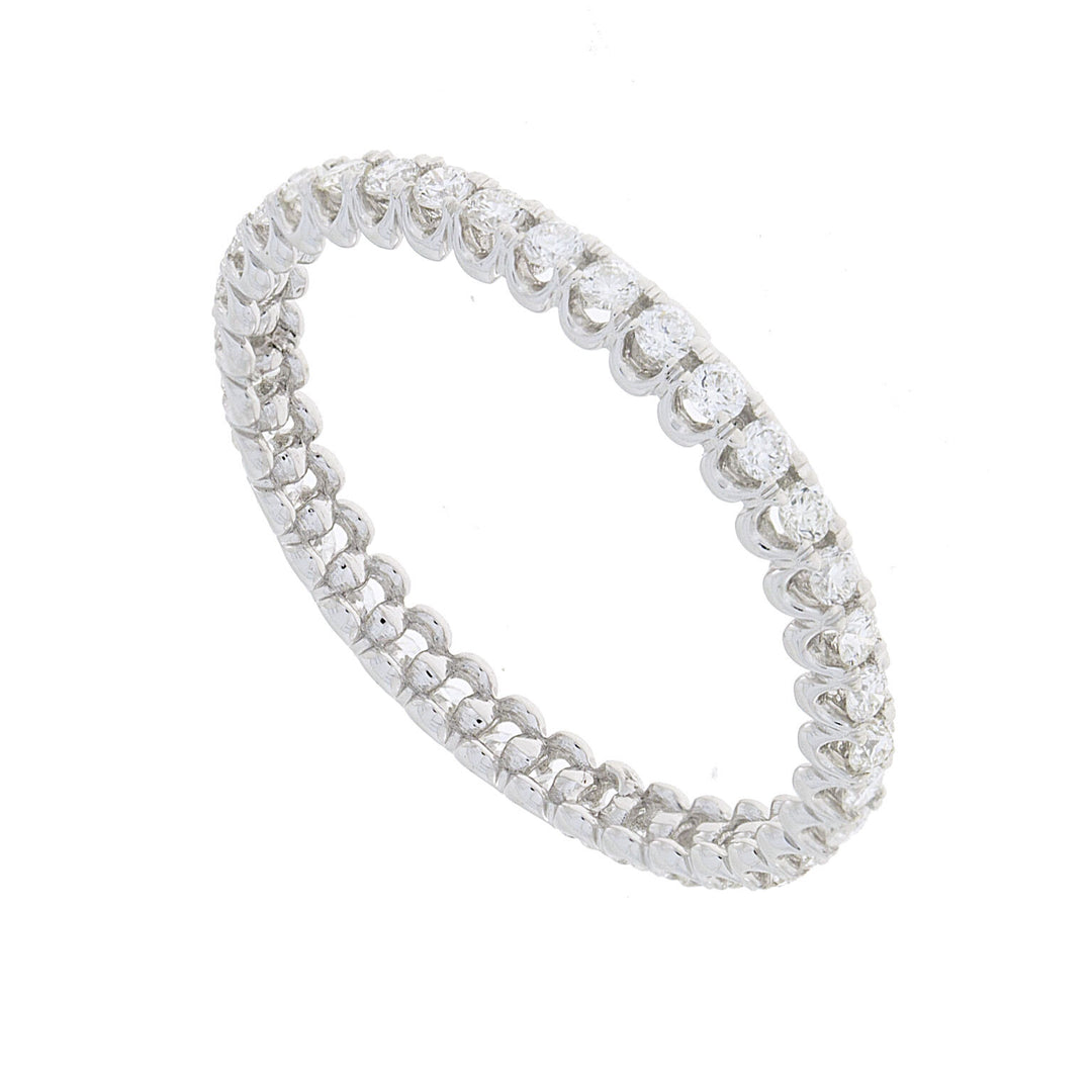 Bague gyroscopique linéaire World Diamond Group ct. 0,50 ANE3010-55-23209110025