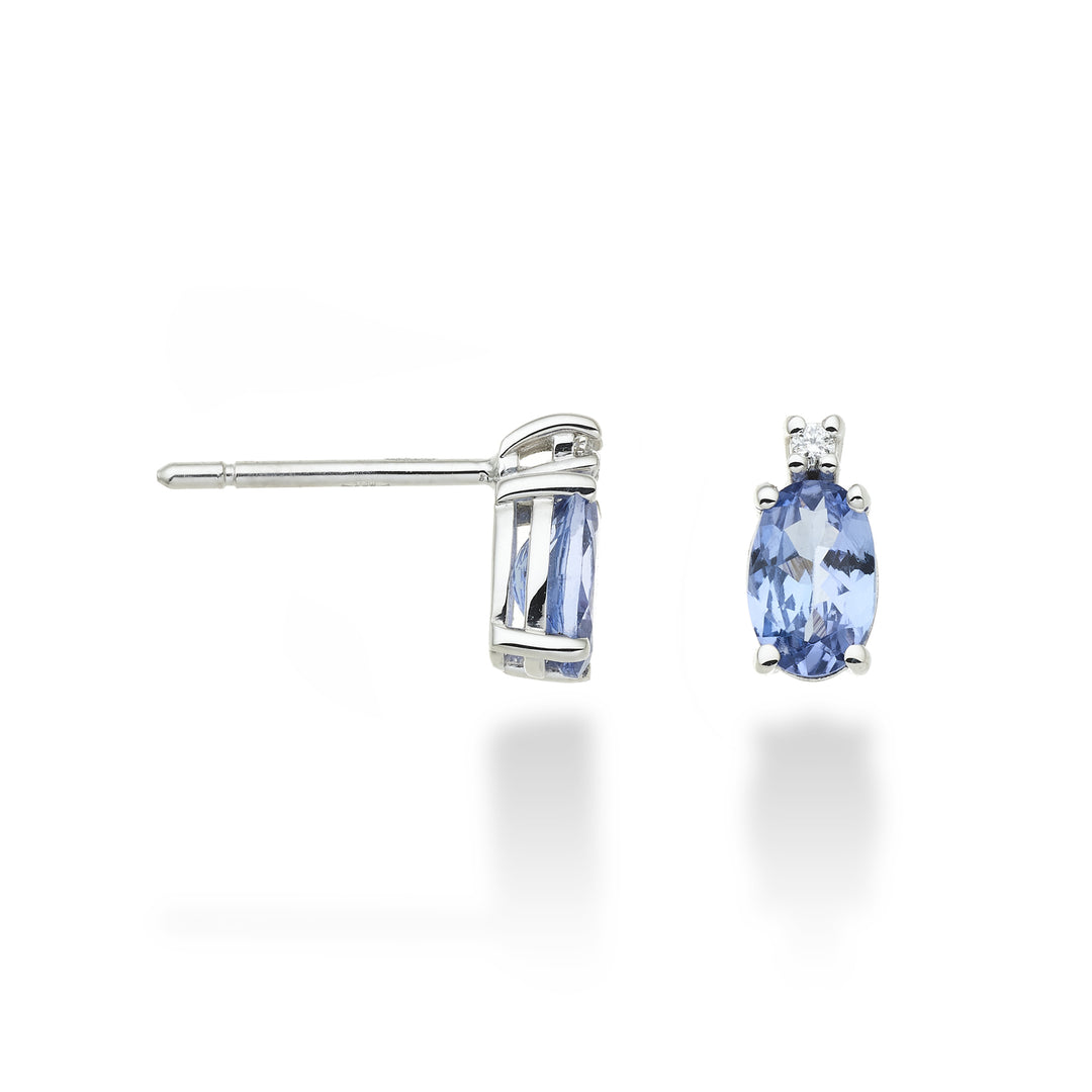 Mikiko or 9k tanzanite n. ovale 6x4 ct.0,76 diam. ct.0,02 MO5023R4TZN