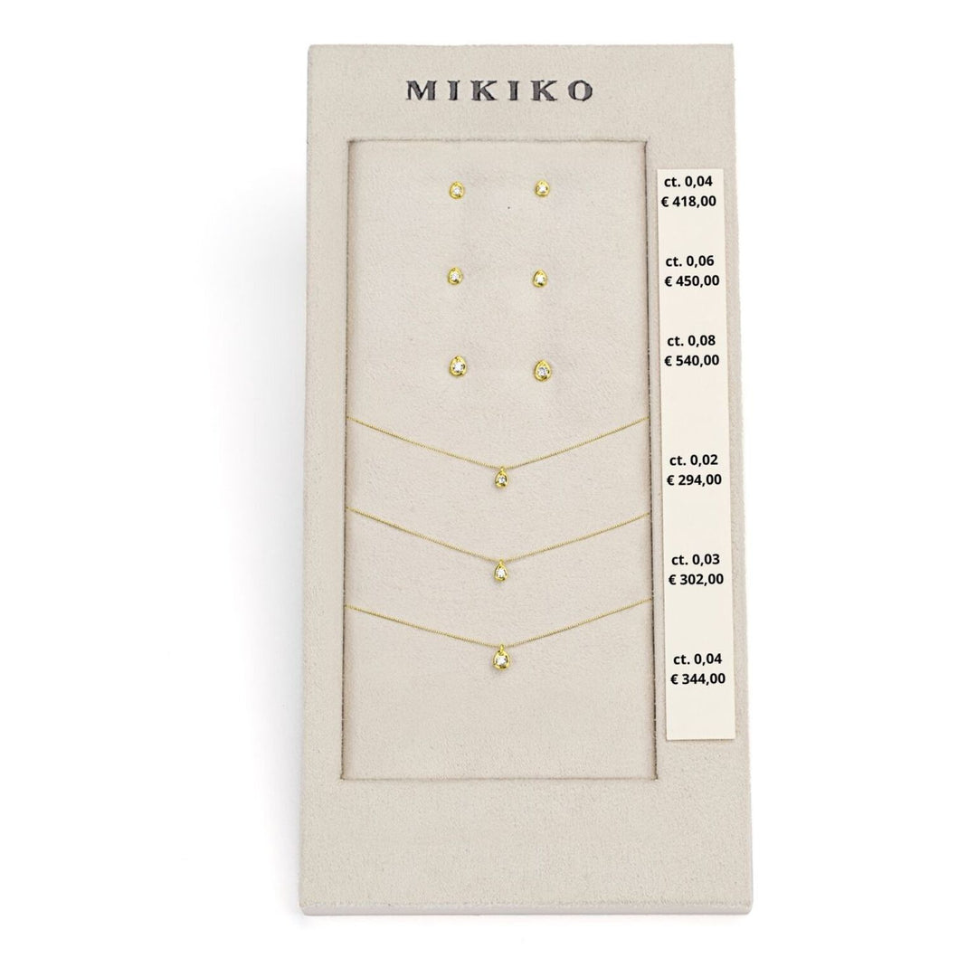 Paquete Mikiko cl d5123 + u o5105 gota oro amarillo de 18 quilates 0.02-0.03-0.04 / 0.04-0.06-0.08 M.LIGHTBOX.64-G