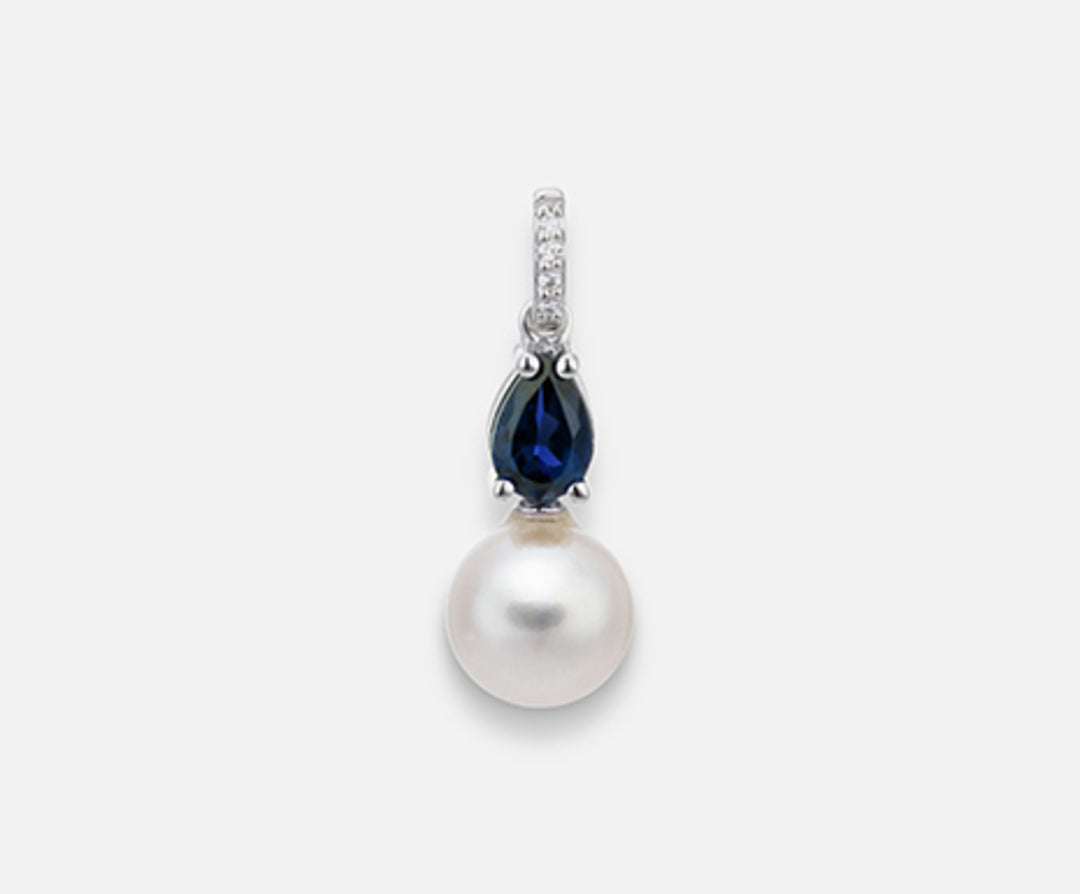 Mikiko pe 18k fw 7.5/8 sapphire drop6x4 ct.0.54 dia ct.0.015 MP0390O4FABI075