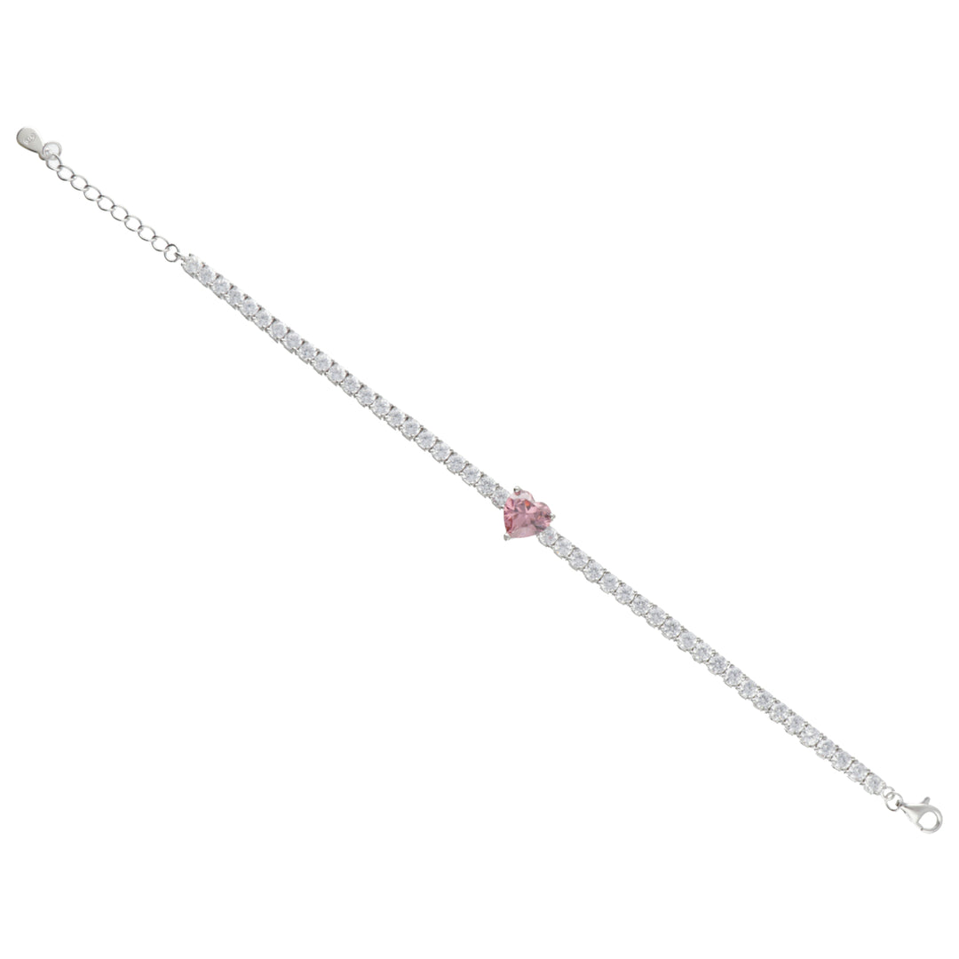 Nihama br ag925 gem swarovski bianchi e rosa NB7441A4ROSA000