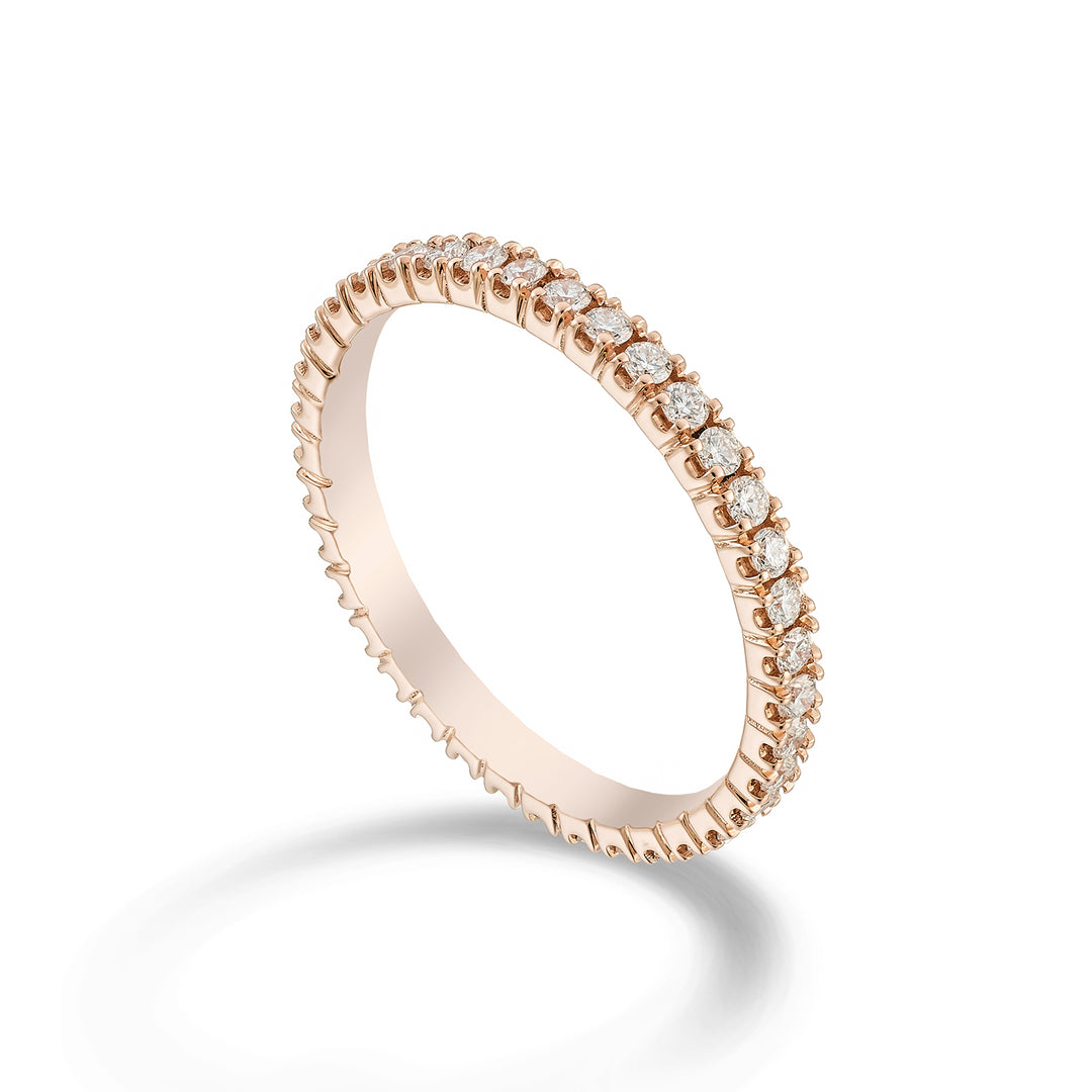 Bague linéaire Golay en or rose AETL022DI104R-23164110052