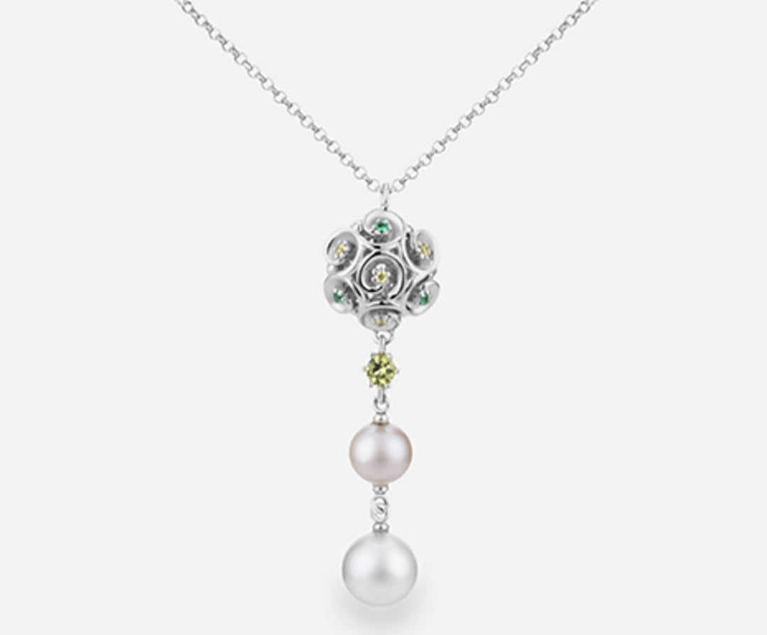 Nihama cl ag925 fw 6,5/7 7,5/8 gem swarovski verdi ND7549A4VERDE00