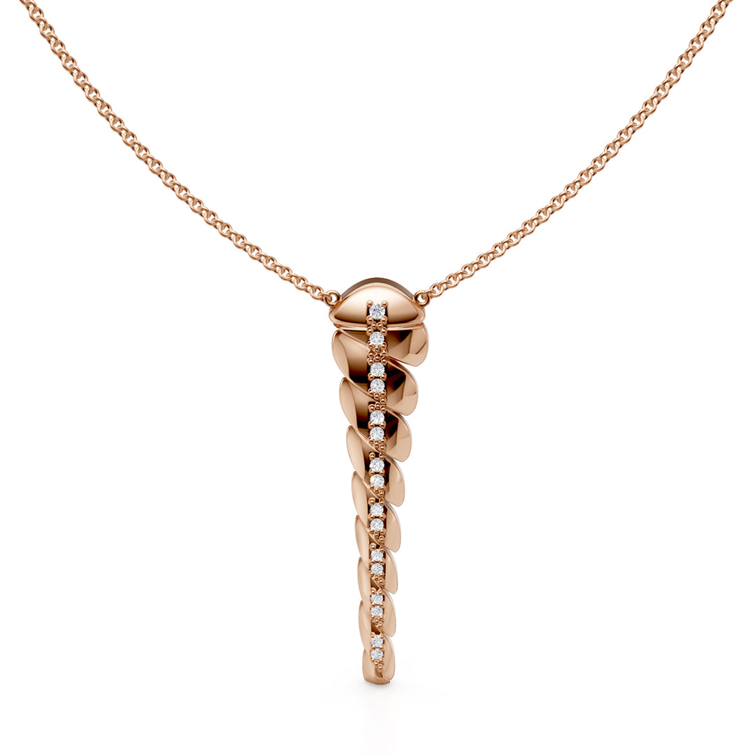 Golay collana con pendente swing corto 1 fila oro rosa GD004DI1R-24261110056