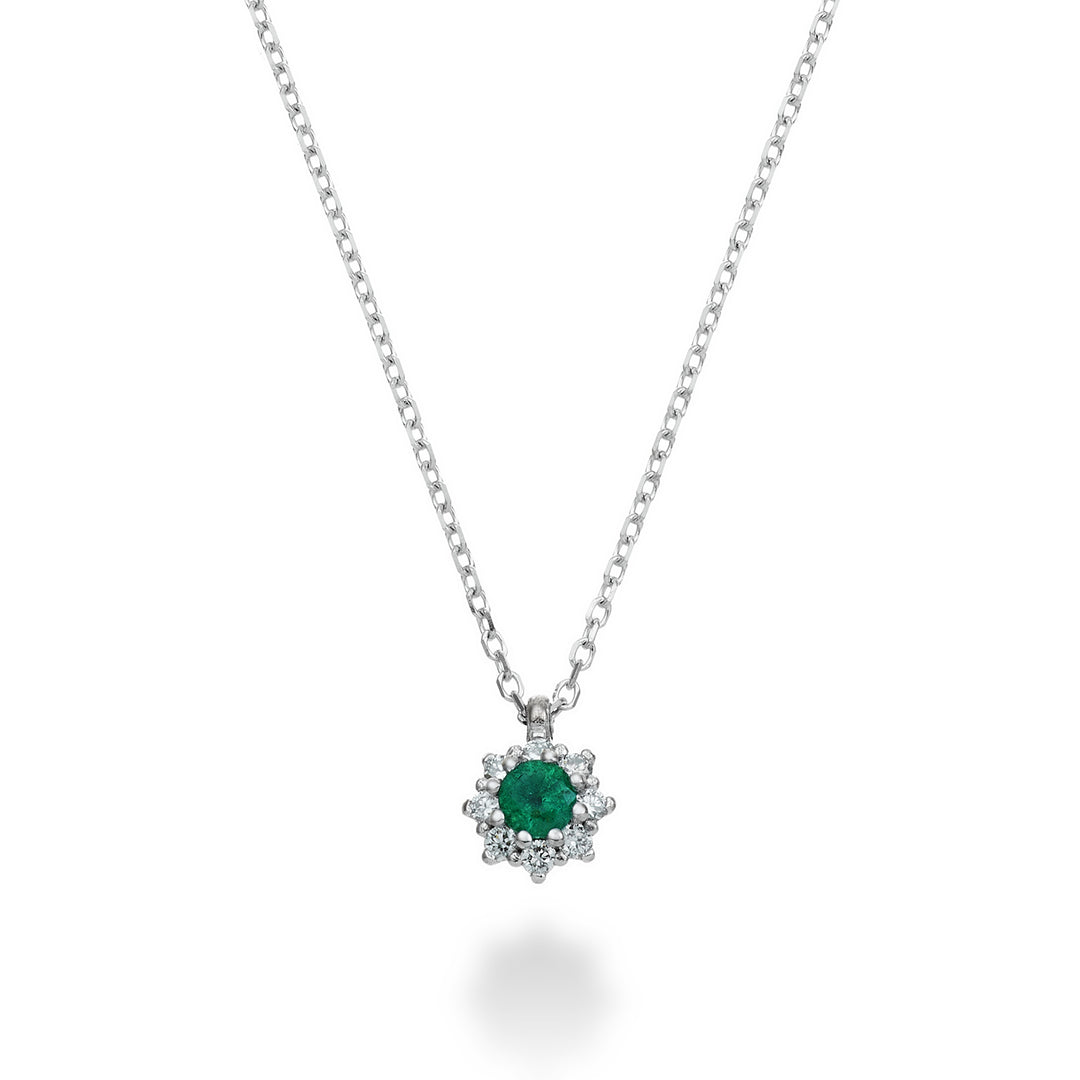 Mikiko cl 18k smeraldo n. ct.0,07 diam. ct.0,04 mis.1 MD5084O4SMN007