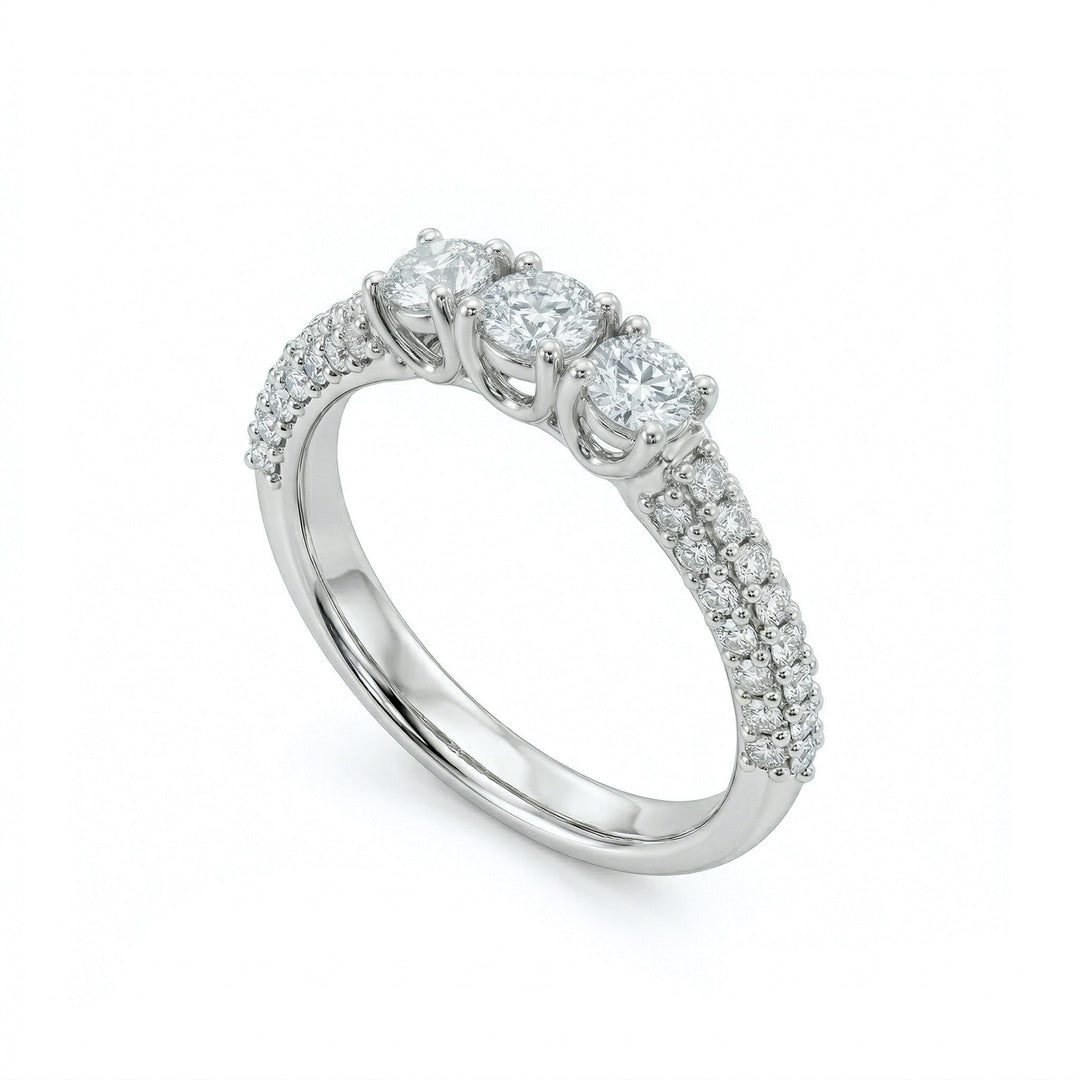 Anillo trilogía lineal golay aniversario gracia cen.0,20 ABTRE856D060-26139110083