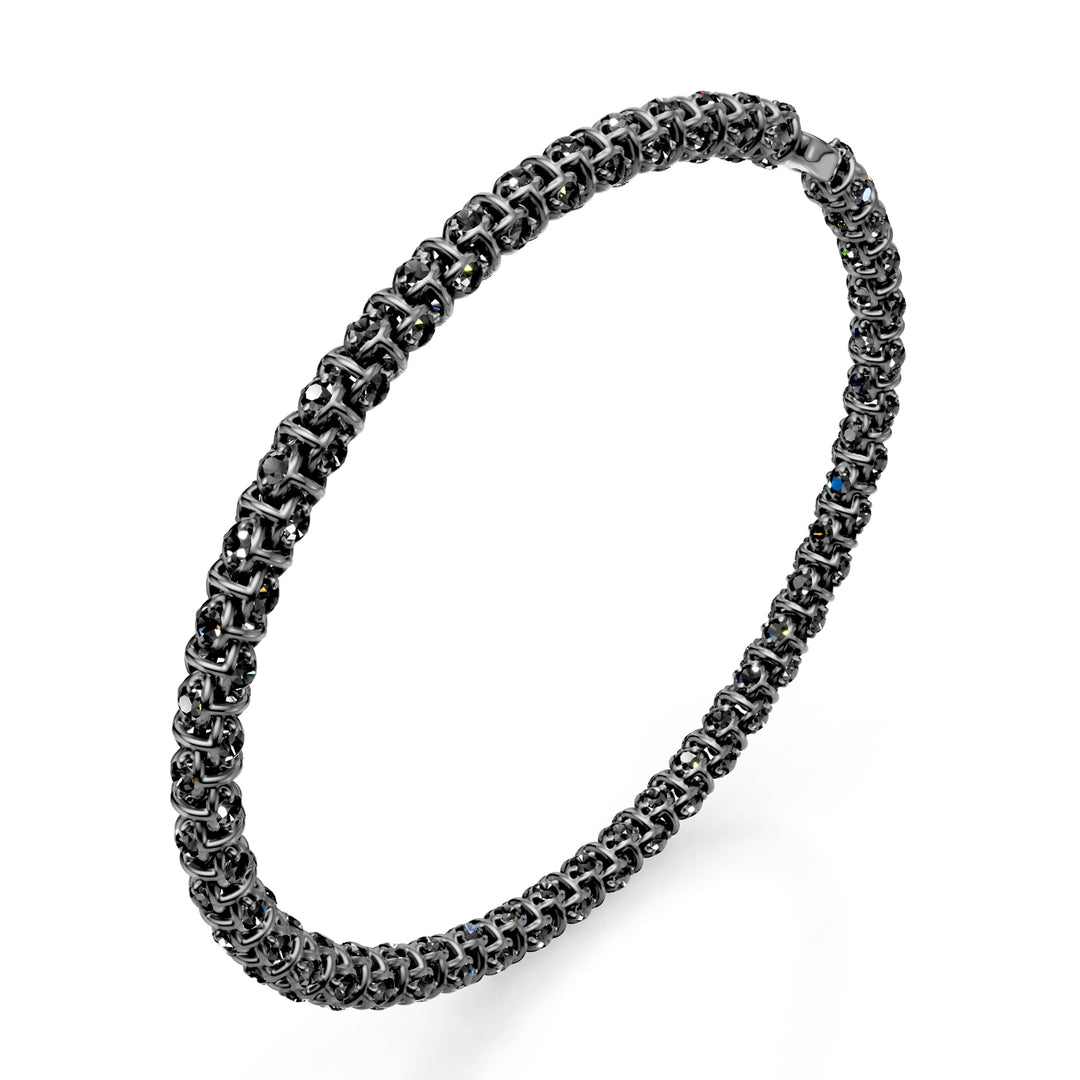Bracelet en maille souple Golay d. noir ct 2,58 noir total BD540BK0017N-190-24296110057