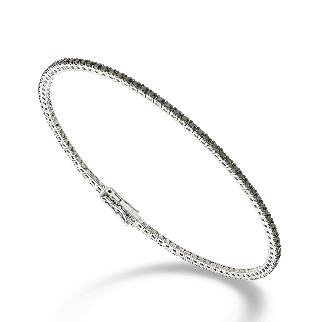 Golay br tennis 18k diam. or blanc noir 1,03 ct. 17,2 cm - 94 réglages GBTF0011BKO4