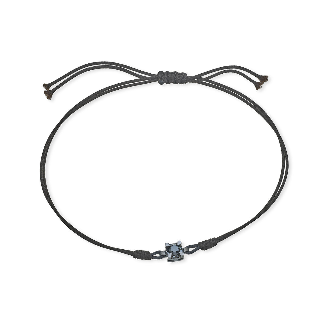 Mikiko br 18k ct.0,17 diam.noir carré taille 3 rhodium noir/noir MB5055O6BK3NE