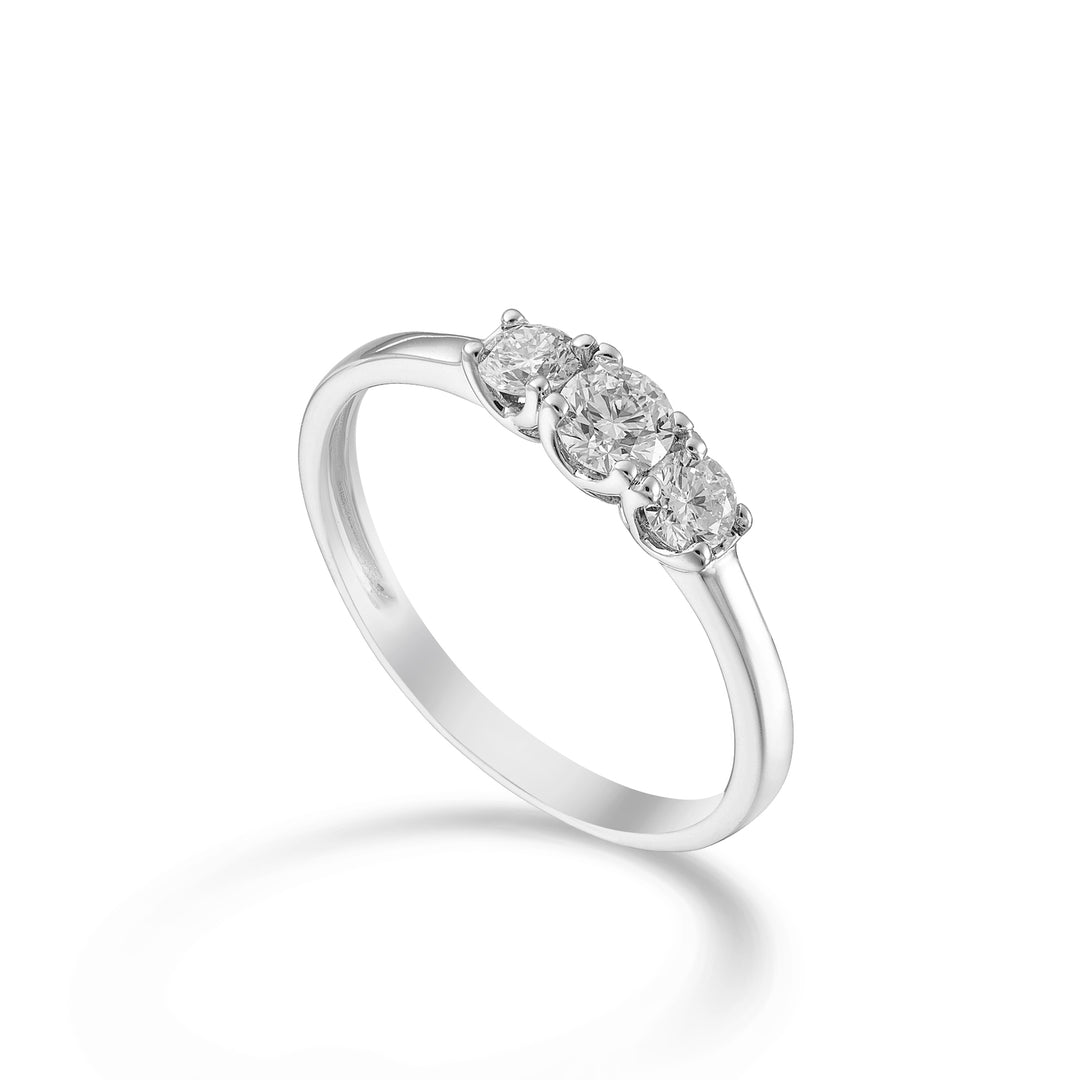 Nihama an 9k trilogy scalare con diamanti NA5205R4BR043