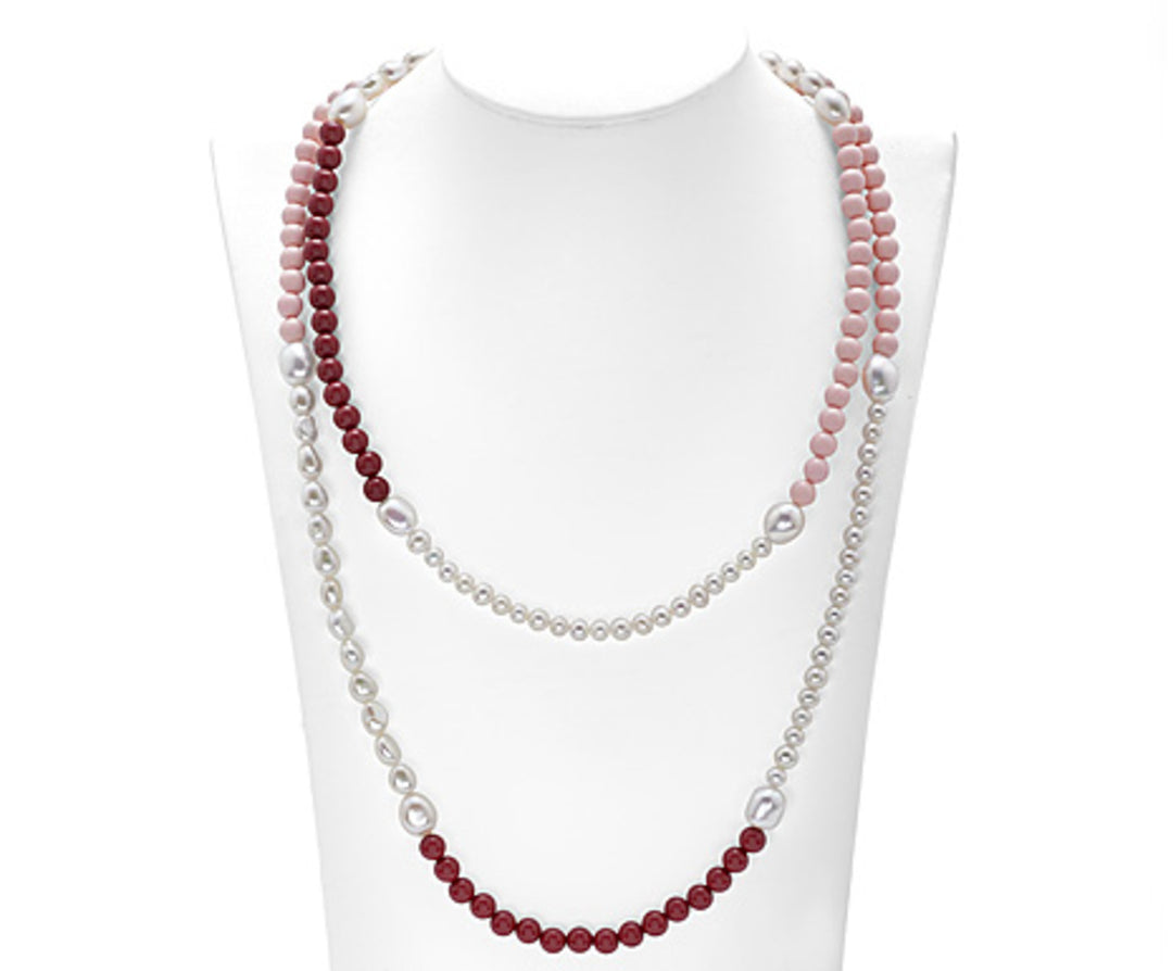 Mikiko cl fw 4,5/5 bar 6/7 red rose coral agglomerate 6mm 105 cm MC7088P0ROSAROSSO