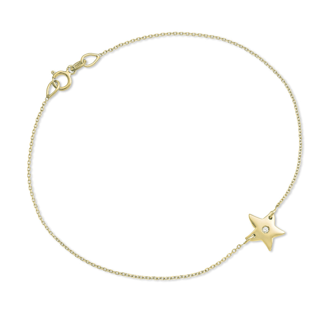 Mikiko br 18k starfish 0.01 ct yellow gold MB5050O1BR001