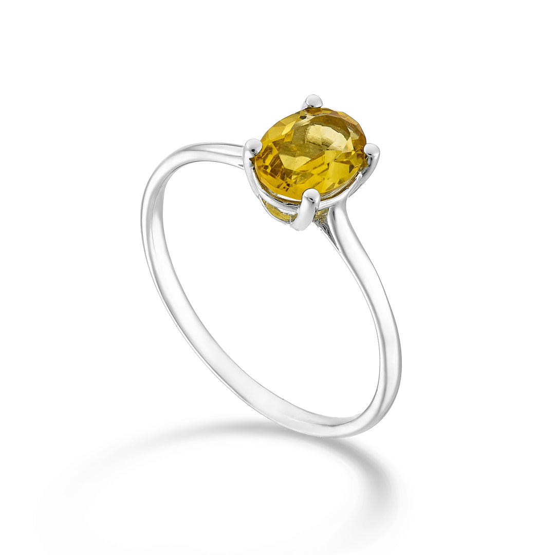 Mikiko an 18k oval citrine 7x5 ct.0,60 MA5171O4CITR