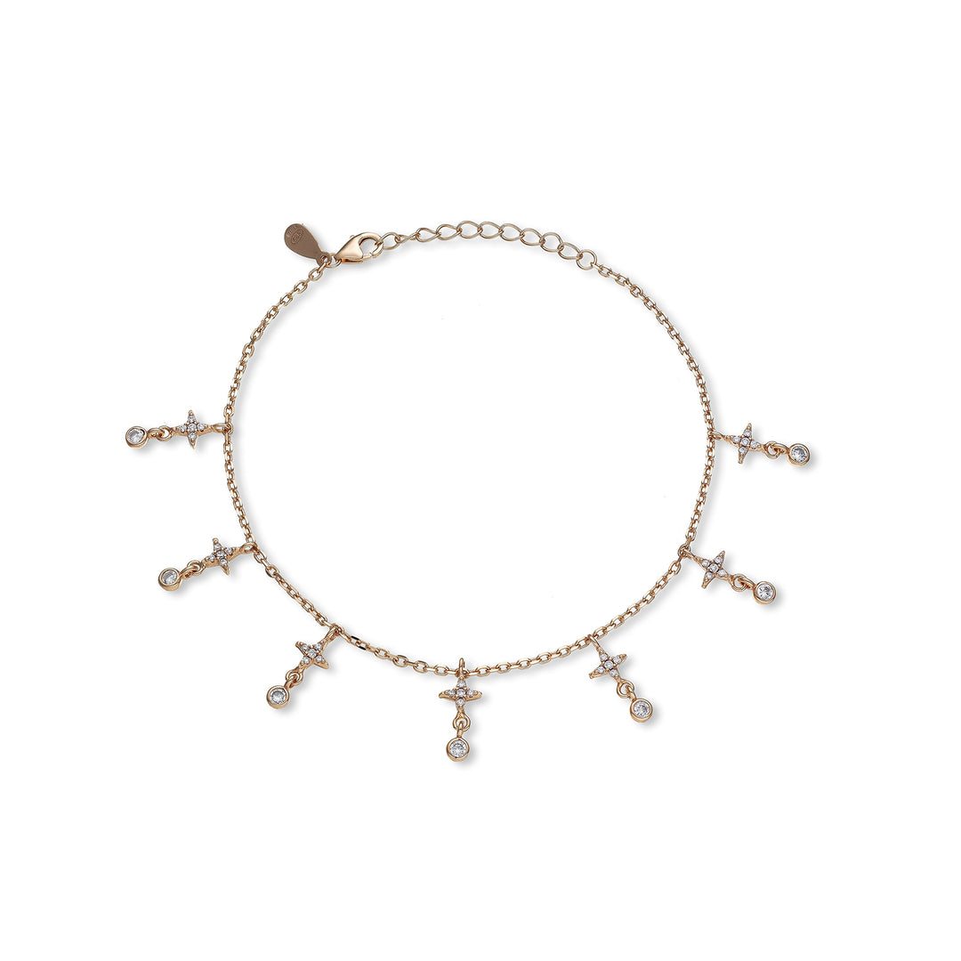 Mikiko br ag925 pierres précieuses swarovski blanches MB7423A3BIANCO0