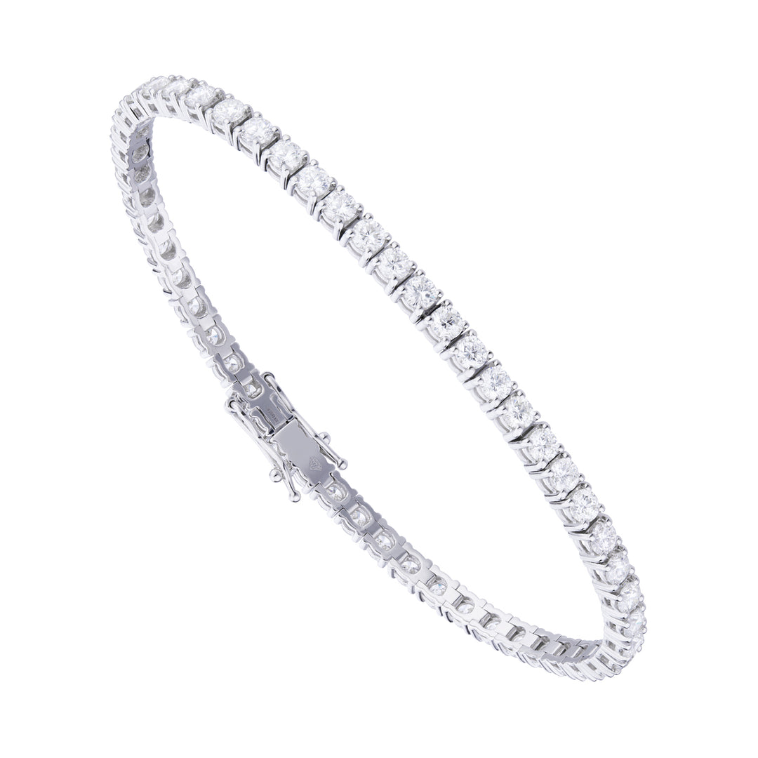 World Diamond Group bracciale tennis castone a filo ct.8,60 17,5cm BTF001DI20-175-23016110027