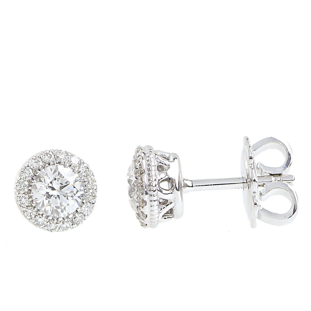 Golay orecchino diamante centrale ct.0,30 e contorno ONE7892-19170000053
