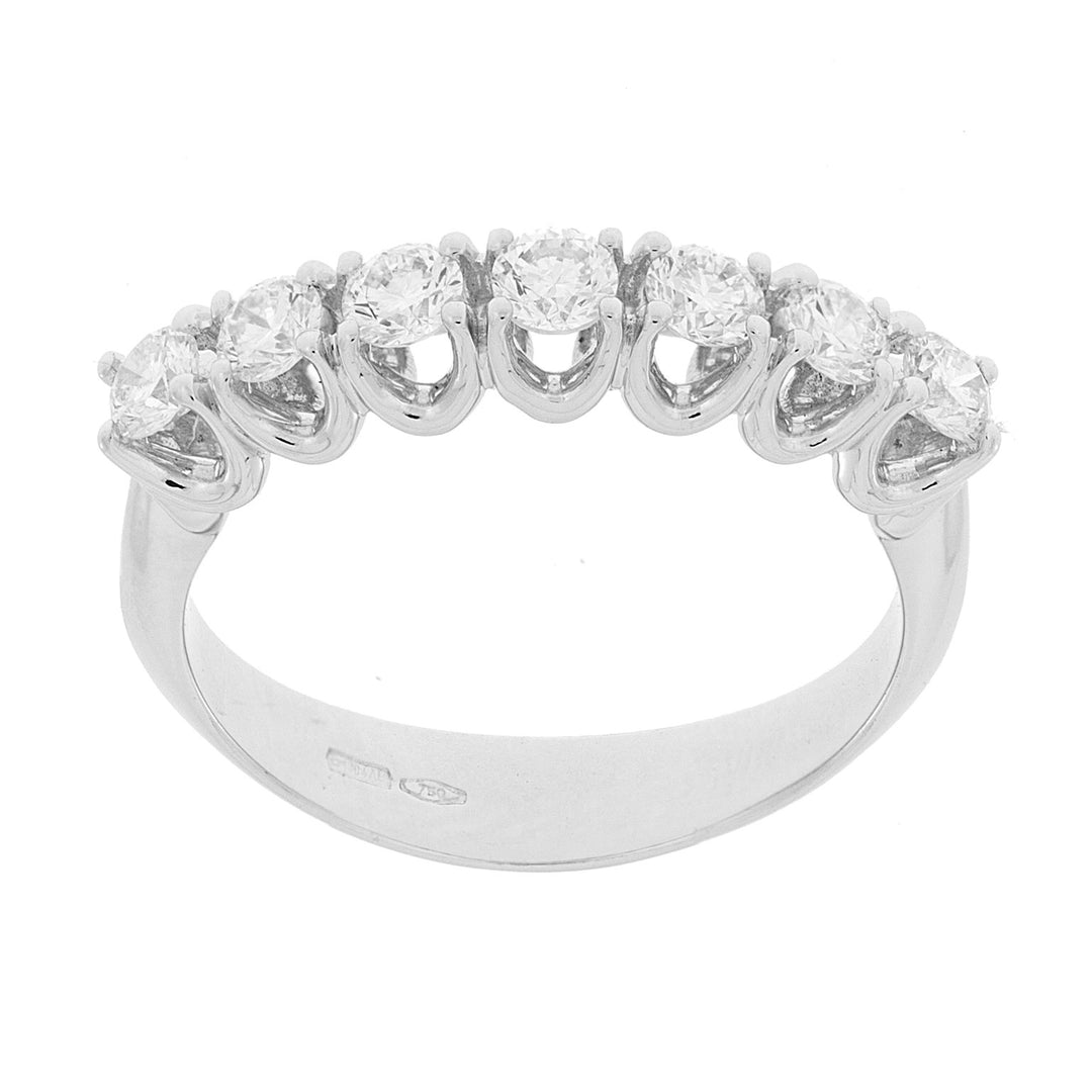 Anillo riviera lineal de World Diamond Group 7 piedras ct. 0,70 ANE3007-70-17158110023