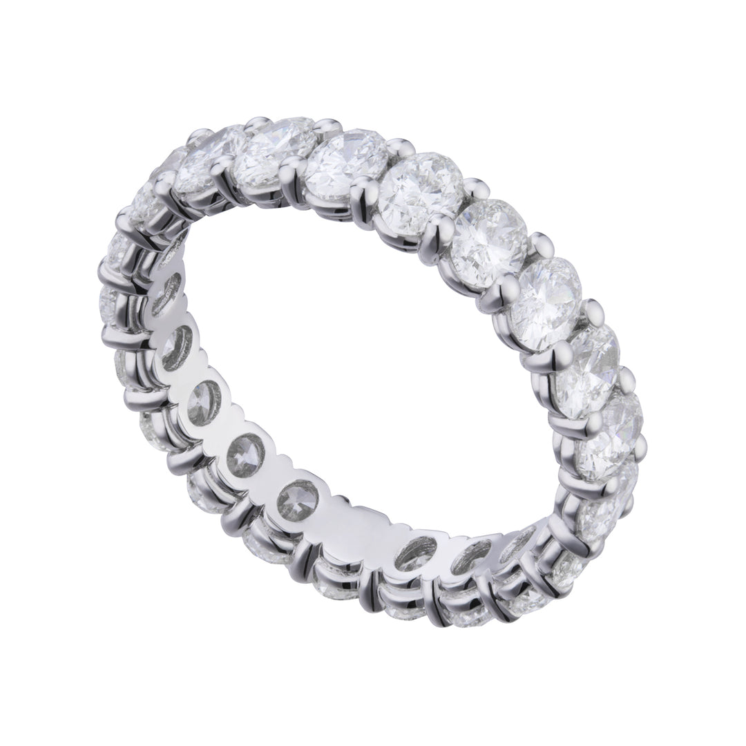Éternité Golay avec diamants ovales 0,25 ct par pierre AET003DI25-22266110002