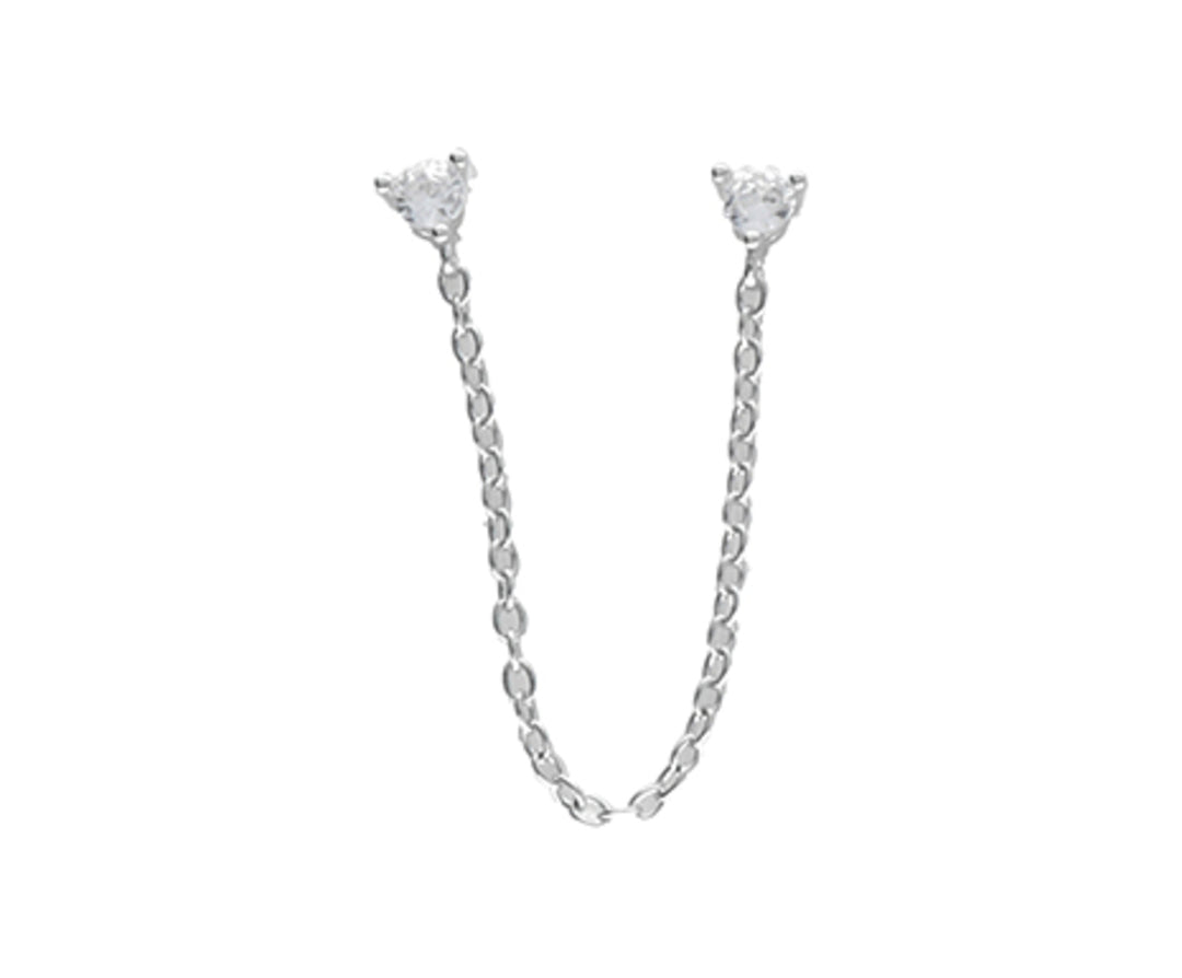 Nihama mono ou ag925 gemme swarovski blanc NO7621A4WHITE0
