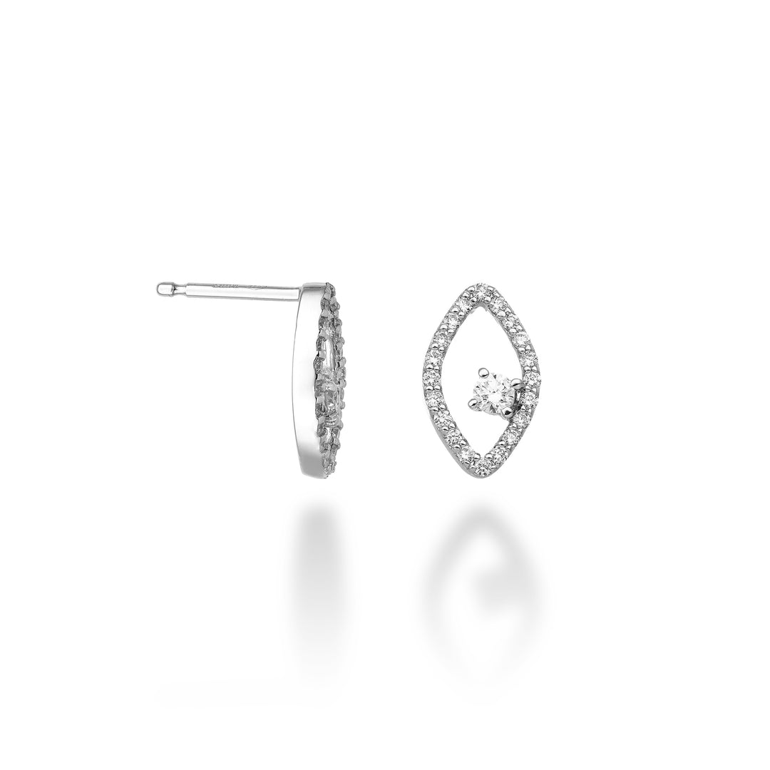 World Diamond Group or 18k ct.0,46 "occhio" GO5140O4BR046