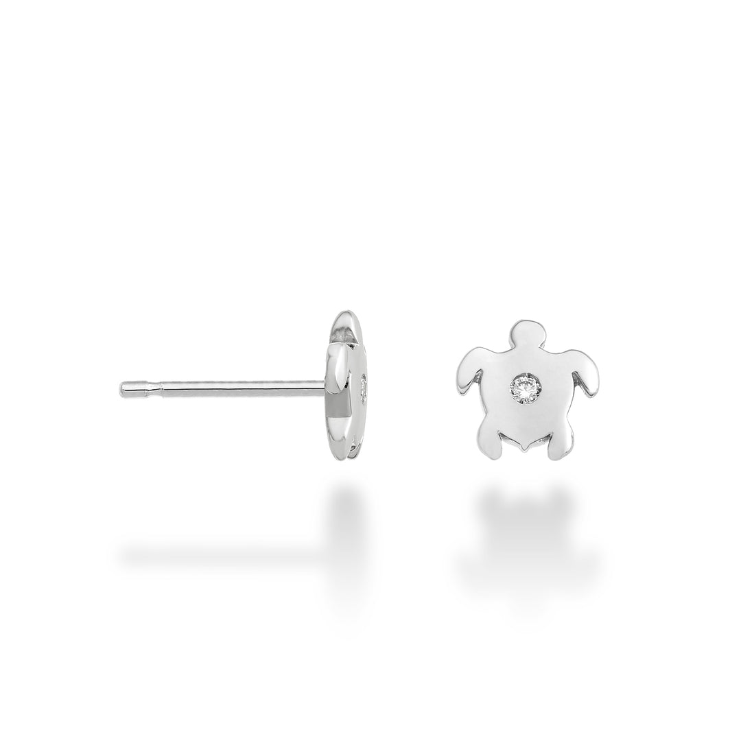 Nihama o carey de 18k en oro blanco de 0,02 ct NO5111O4BR002