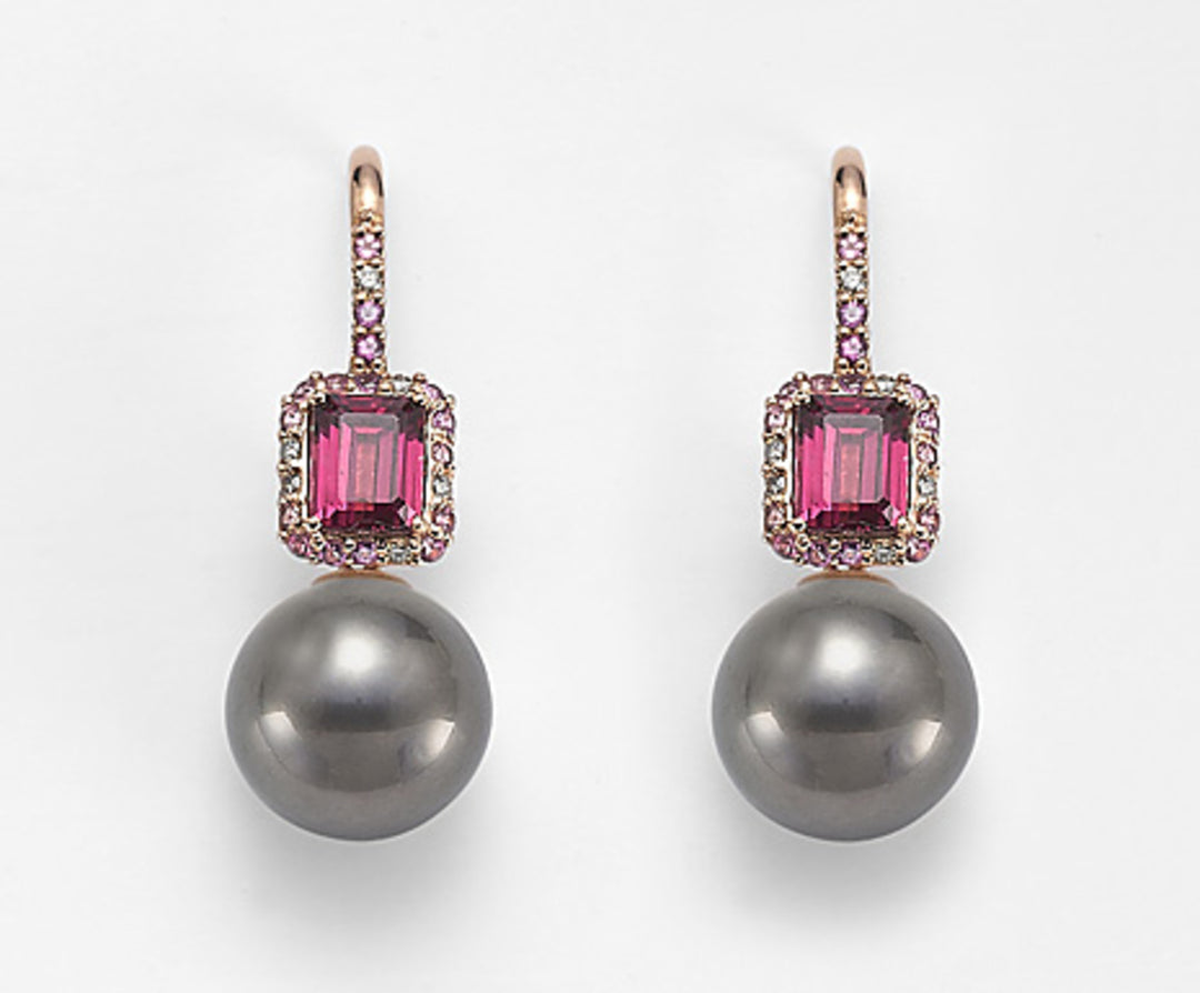 Mikiko or 18k sspb 11/12 ct.0,12 diam brown, tormalina ro sa e rodolite MO1429O3SANE110