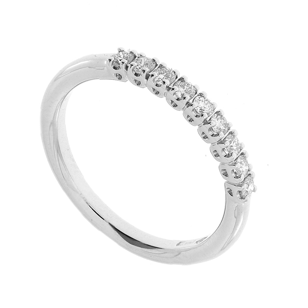 Golay anello riviera lineare 9 pietre tot ct. 0,27 ABE1066-93-24242110009