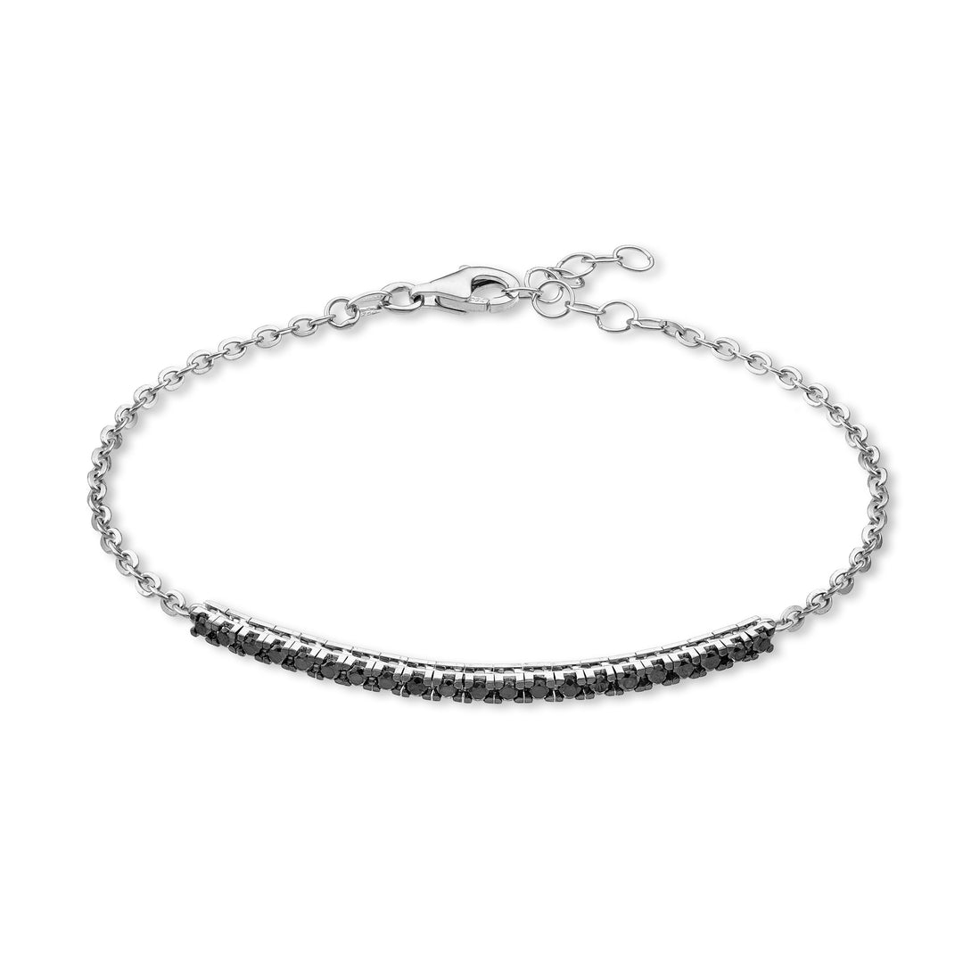 Golay bracciale morbido con porzione tennis d. black BMT001BK