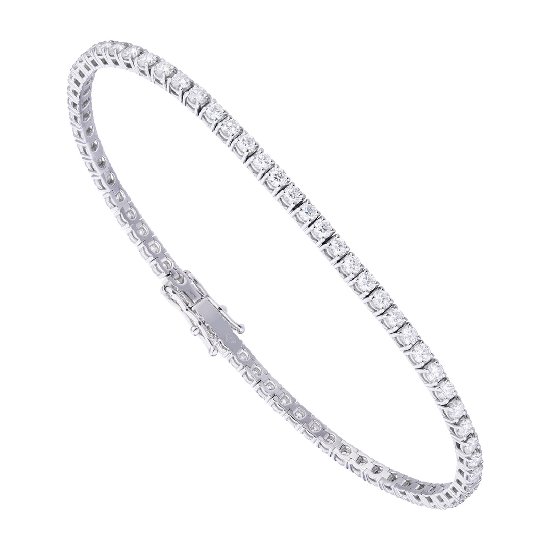 World Diamond Group bracciale tennis castone a filo ct. 3,06 BTF001DI5-21195110057