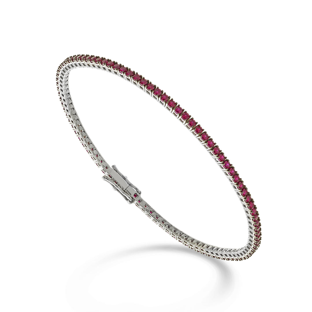 X-Diamond br 9kt a filo rubino lab g.d. ct.2,55 cm.17,5 gr. 5,70 LXDBTF001R4RU