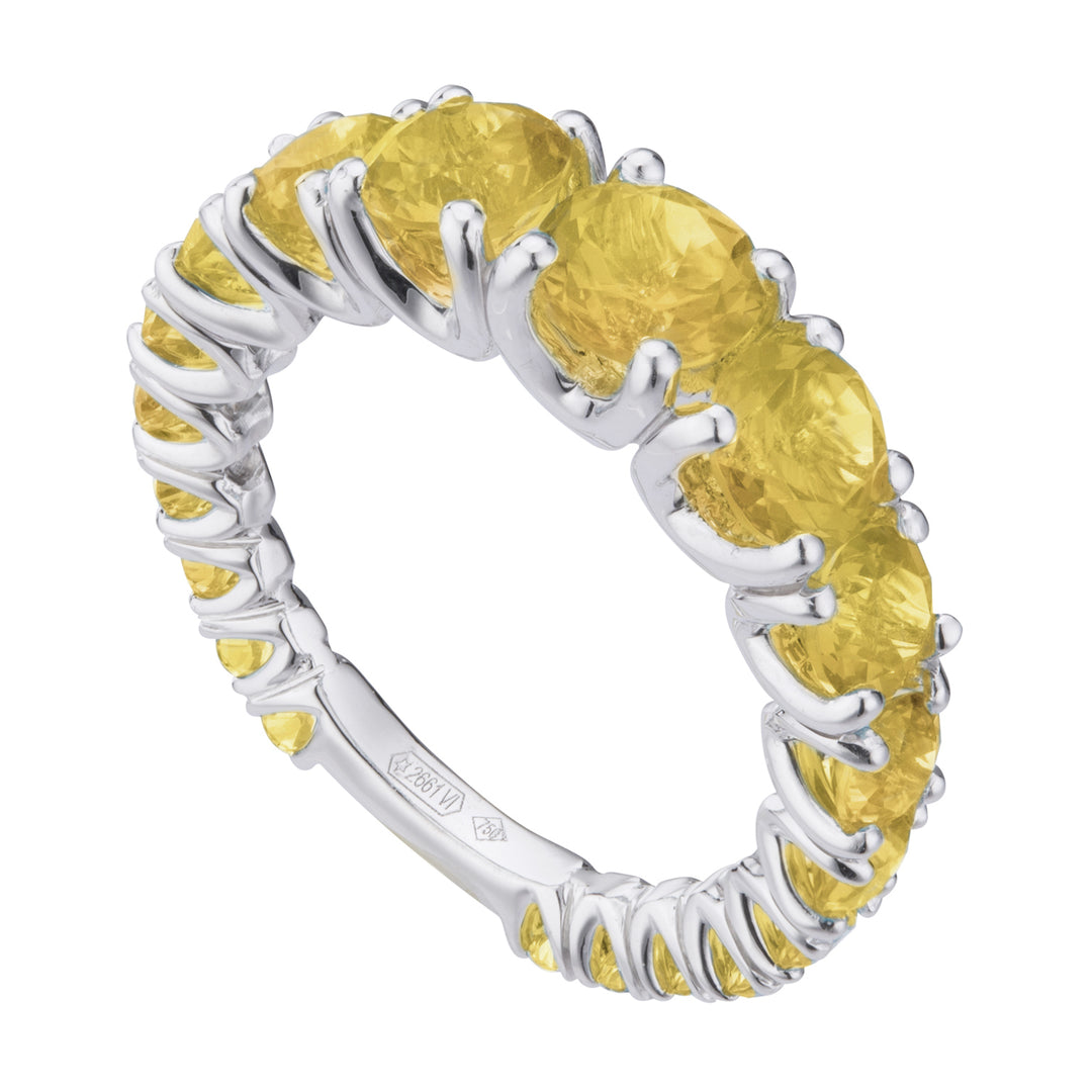 Nihama une citrine graduée de 18 carats avec un lingot d&