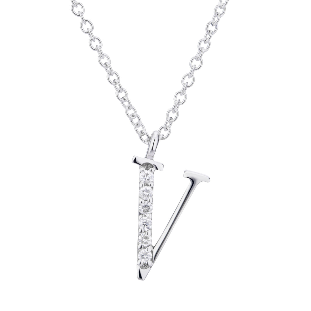 Golay girocollo lettera ""v"" GFV375-21273110161