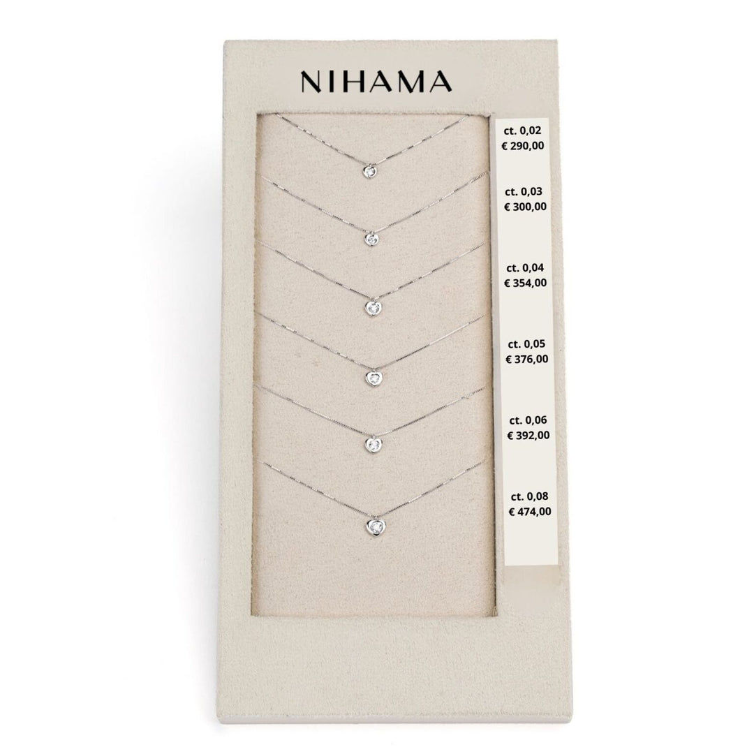 Nihama pacchetto cl d5124 cuore 18kt 0,02-0,03-0,04-0,05-0,06-0,08 N.LIGHTBOX.61
