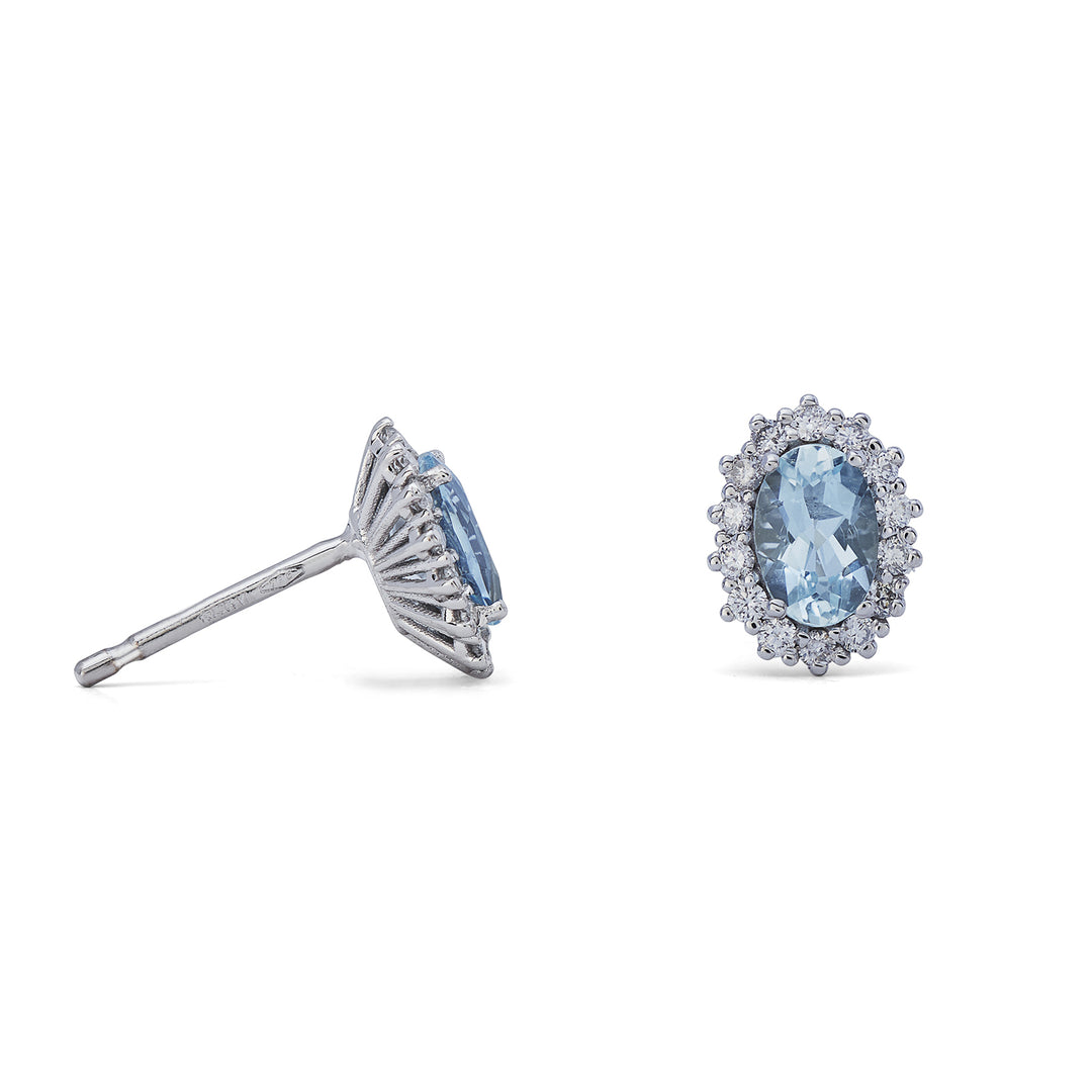 Mikiko or 9k acquamarina ovale 6x4 ct.0,60 diam. ct.0,26 MO5068R4AM